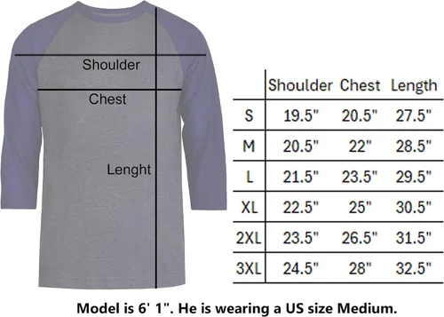 Vista 4 de Camiseta de béisbol raglán para hombre - Camisetas casuales