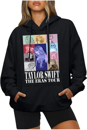 Vista 2 de Sudadera aylor y wift con capucha para mujer, camiseta de 1989, ropa para adolescentes y niñas