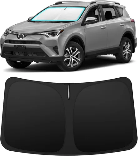 Vista 70 de INSAUTO Accesorios para parasol de parabrisas de ajuste personalizado para Acura RDX 2019-2026, parasol plegable para ventana delantera, reflector