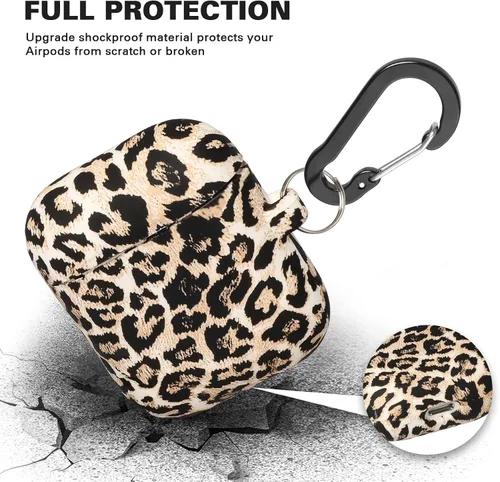 Vista 5 de Funda protectora de silicona suave para AirPods 2 y 1, frontal LED visible