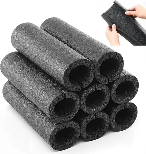 Vista 11 de Amylove 12 tubos de espuma de aislamiento de tubería de 1 pie para piscina, fideos de agua aislantes, fideos para preservación del calor, cubiertas