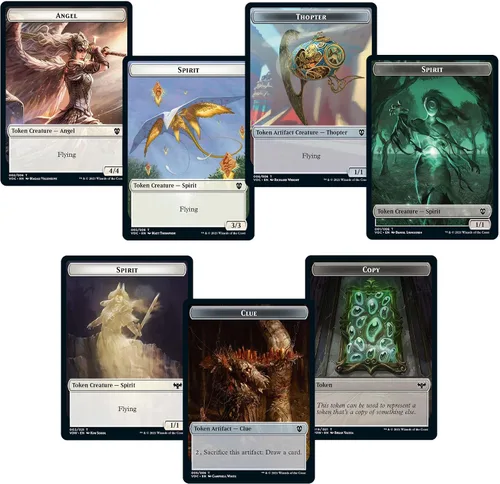 Vista 6 de Magic: The Gathering Innistrad: Crimson Vow Commander Deck – Escuadrón de Espíritus (Blanco-Azul)