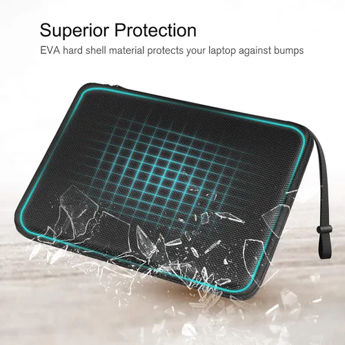 Vista 4 de FINPAC Funda rígida para laptop con funda para accesorios compatible con MacBook Neo (A18 Pro), MacBook M5/M4/M3/M2 de 13 pulgadas (2026-2022)