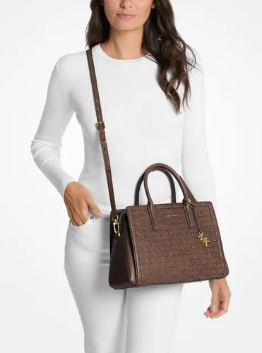 Vista 3 de Michael Kors Bolso Satchel Laila de mujer tamaño mediano