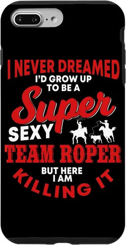 Vista 12 de Funny Team Roper Quote Rodeo Western Horse Roping Case para iPhone 17