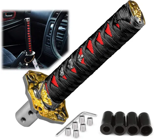 Vista 23 de EZAUTOWRAP Espada Samurai 5.9 pulgadas., 10cm, Negro Blanco