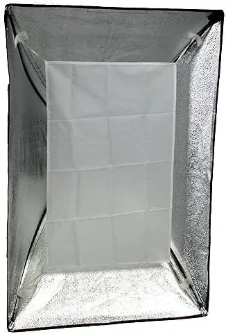 Vista 3 de ephotoinc ePhoto SB2436BW - Caja de luz para estudio de fotografía y video de 24 x 36 pulgadas con anillo de velocidad Travelite de Bowen Calument