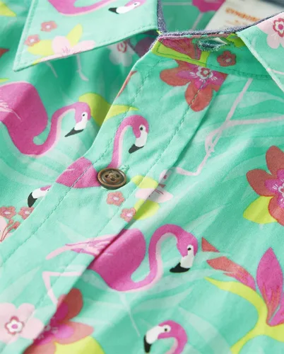 Vista 2 de Gymboree Camisa de manga corta con botones a juego para papá e hijo para niño
