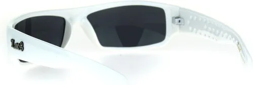 Vista 3 de Locs Mad Dog Hardcore Gangster Cholo - Gafas de sol rectangulares estrechas