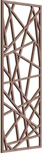 Vista 152 de Conway Paneles de pared decorativos de madera con calado, 9 3/8 pulgadas de ancho x 24 3/8 pulgadas de alto x 1/4 de alto, aliso