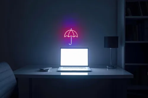 Vista 5 de ADVPRO Paraguas Flex Silicona LED Neon Sign - Púrpura - st16s33-fnu0016-p