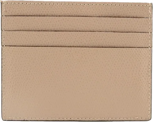 Vista 4 de FENDI F Logo 8M0445 - Cartera de cuero beige, Beige, Tarjetero