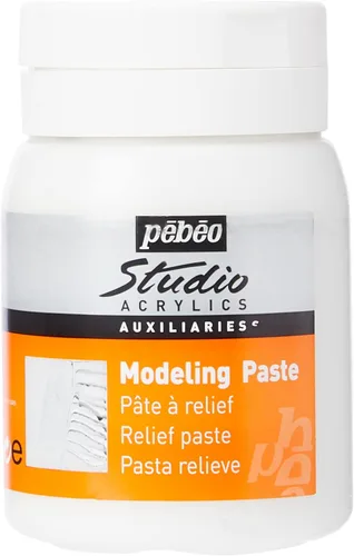 Vista 5 de Pebeo Studio Acrylics Auxiliaries, pasta de modelado, 3.4 fl oz