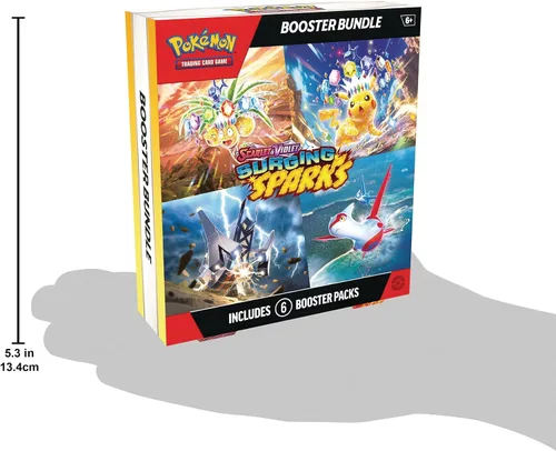 Vista 3 de Pokémon TCG: Escarlata y Violeta - Paquete de refuerzo de Surging Sparks