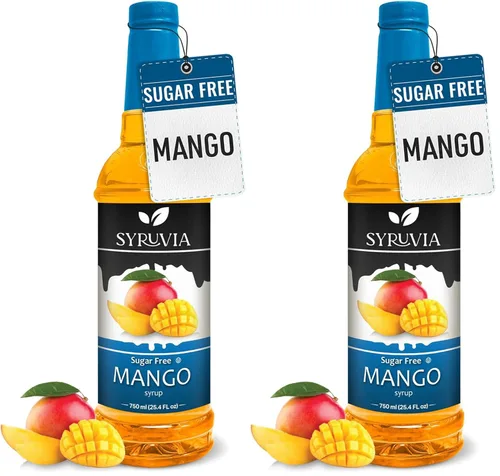 Vista 37 de Jarabe de café sin azúcar Syruvia, jarabe con sabor a caramelo para bebidas, lattes y postres – 25.4 fl oz
