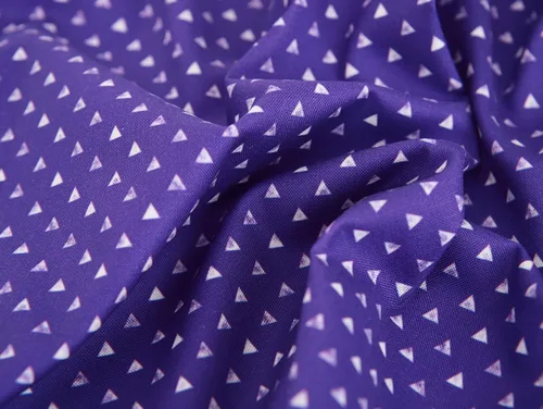 Vista 5 de COTTONVILL EMANON - Tela de algodón con estampado de triángulos de 20 unidades (cuarto, punto A rayas)