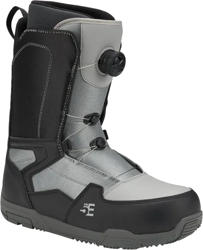 Vista 8 de 5th Element ST - Botas de snowboard con cordones y dial para hombre - Negro, compatibles con fijaciones de snowboard con correas - Forros