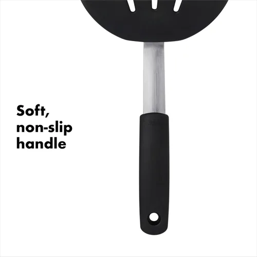 Vista 8 de OXO Good Grips espátula/espumadera de panqueque de nailon flexible, ninguno , Negro