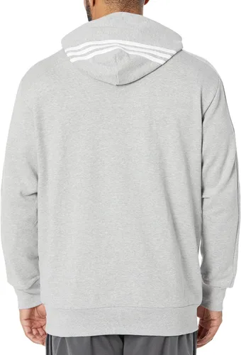 Vista 2 de adidas Sudadera con capucha Essentials French Terry de 3 rayas para hombre