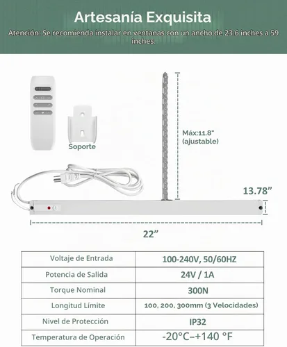 Vista 7 de Yoolax - Abreventanas motorizado inteligente, cerrador automático de ventanas WiFi