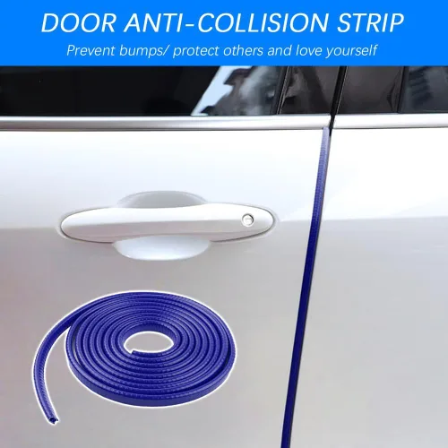 Vista 7 de Protectores de borde de puerta de automóvil, 16 pies (16.4 ft), protector de entrada de puerta de automóvil en forma de U, accesorios de automóvil