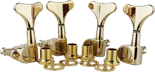 Vista 16 de Guyker Afinadores de Bajo para Guitarra (2R + 2L) - Clavijas de afinación con relación 1:17, cabezal sellado, reemplazo de máquina de afinación