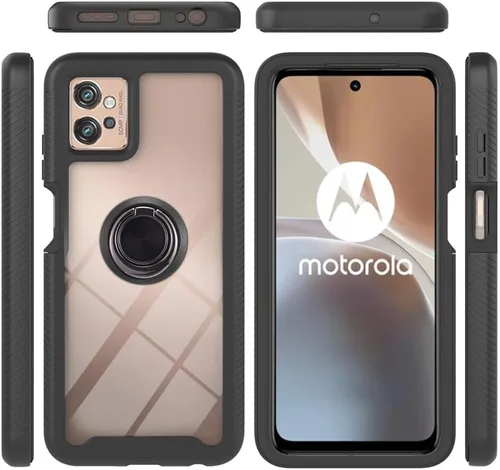 Vista 38 de Funda compatible con Xiaomi Poco X3 NFC, compatible con Xiaomi Poco X3 Pro/Poco X3 Ring Stand 3 en 1, color negro
