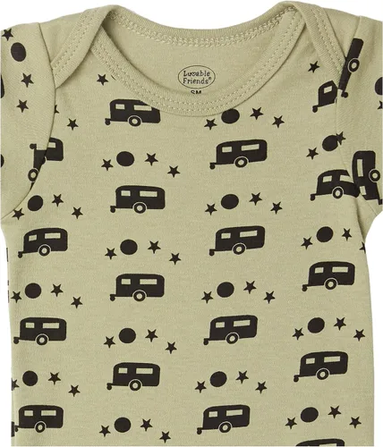 Vista 6 de Luvable Friends Bodies de algodón para bebés y niñas