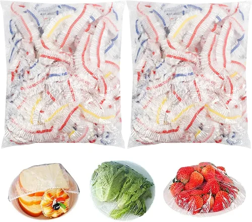 Vista 9 de Homelove 100 fundas para tazones a prueba de pan, envoltura de plástico grande para alimentos, masa madre, pan, horneado, elástico, reutilizable