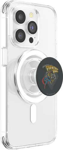 Vista 3 de Superman Zod Greetings PopSockets MagSafe PopGrip for iPhone