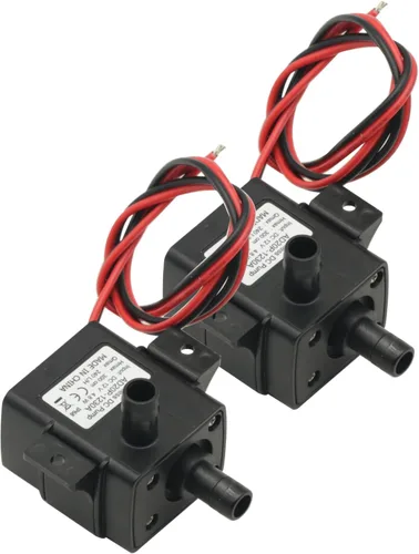 Vista 4 de 2 unids DC 12 V mini bomba de agua 9.8 ft 240L/H ultra silencioso motor sin escobillas para piscina sumergible acuario bomba de agua solar