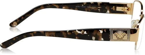 Vista 5 de Versace VE 1175B - Anteojos con montura dorada y lentes de diámetro no 2.087 in