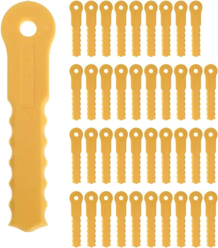 Vista 9 de 30 cuchillas de repuesto para Weed Warrior Push-N-Load 3 Blade Trimmer Head para Pivotrim Hybrid 2-N-1 Head