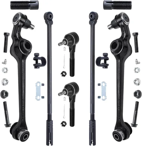Vista 219 de Detroit Axle - Kit de brazos de control de extremo de 8 piezas para Toyota 2001-2003 Highlander 2002-2003 Camry Lexus ES300, 2 conjuntos de brazos