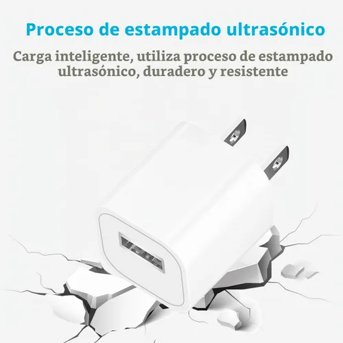 Vista 4 de [Certificado MFi] Cargador de iPhone, paquete de 2 cables de sincronización de datos USB a Lightning de 6 pies de largo con bloque de cargador