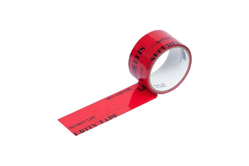 Vista 9 de ASA Caution - Cinta de seguridad a prueba de manipulaciones, color rojo
