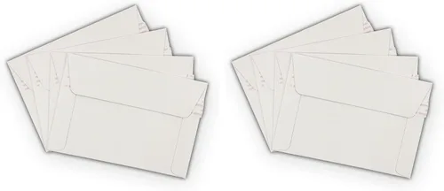 Vista 4 de 50 sobres rígidos EcoSwift de cartón blanco autoadhesivos de 6.5 x 4.5 pulgadas