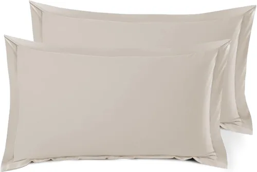 Vista 132 de Nestl Juego de 2 fundas tipo sham de almohada suaves - Fundas de almohada de microfibra de doble cepillado - Fundas de almohada de cama premium