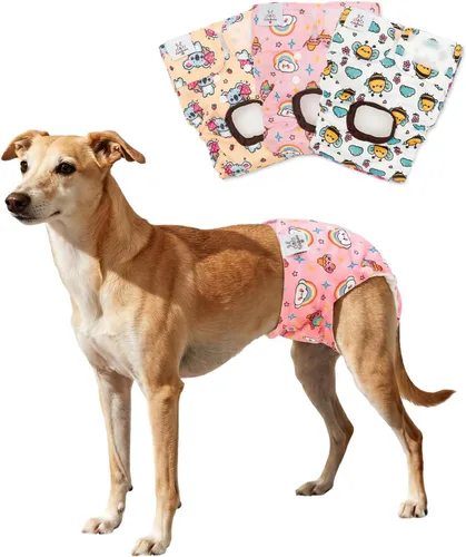 Vista 34 de CuteBone - Pañales para perras, paquete de 3 unidades para perritos, talla XS, D14XS