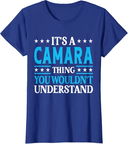 Vista 7 de It's A Camara Thing Surname Funny Family Last Name Camara T-Shirt