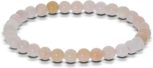 Vista 598 de Gem Avenue Handmade Round Bead Stretch Bracelet Unisex Natural Stone Beaded Jewelry for Men & Women, Elastic Wristband for Daily Wear