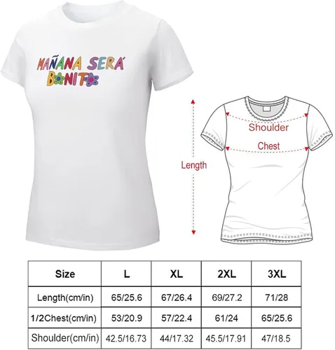 Vista 7 de T-Shirts Women Casual Tee Funny Graphic T Shirt Crewneck Tshirt Summer Tops