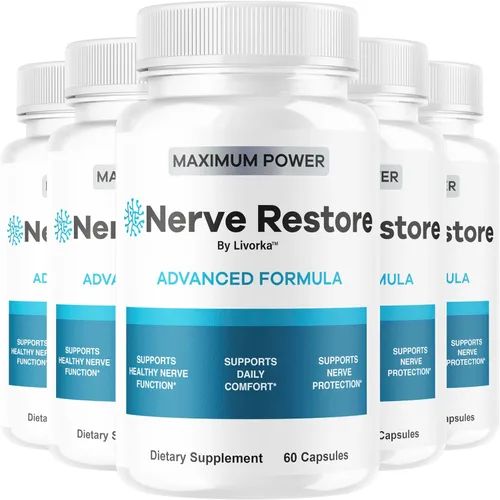 Vista 10 de (3 unidades) Nerve Restore - Cápsulas de fórmula avanzada para restaurar los nervios, fórmula natural premium, píldoras diarias NerveRestore que