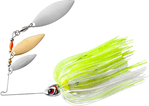 Vista 3 de Booyah Señuelo de pesca Shad Blade-Bait, Pearl Shiner, Mini Shad (3/16 oz)