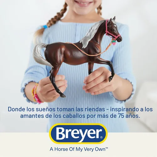 Vista 6 de Breyer Serie Freedom Set de regalo para 4 amigos – Perfección rosa Figura de caballo Modelo B-FS-10438