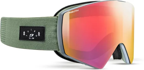 Vista 8 de Julbo Gafas de nieve Razor Edge para hombres y mujeres con lente fotocromática REACTIV para esquí y snowboard, 100% protección UV