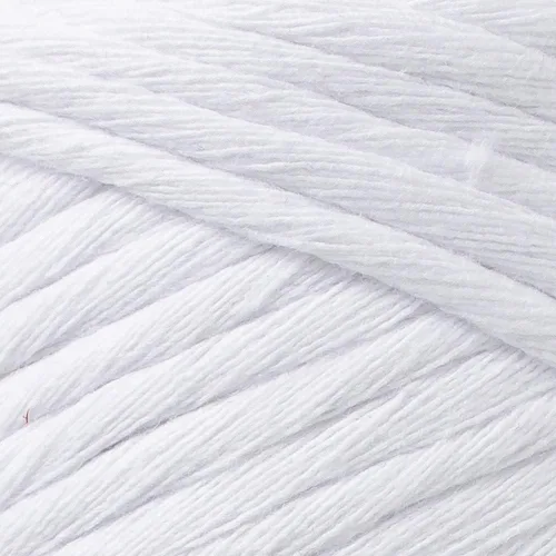 Vista 2 de 1 madeja La Mia - Cordón de macramé de algodón bohemio, hilo 100% algodón para proyectos de macramé, 8.8 onzas/246.1 ft (82 yardas), color blanco