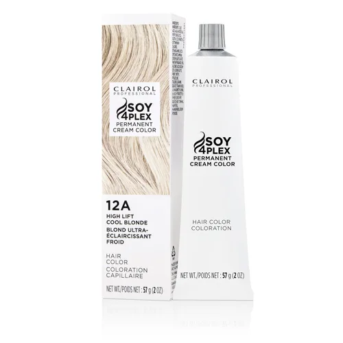 Vista 25 de Clairol Professional Permanent Cream Hair Color 100% Gray Coverage Blonde, Brown, Black, & Red-Violet Shades Deep Conditioning & Fade