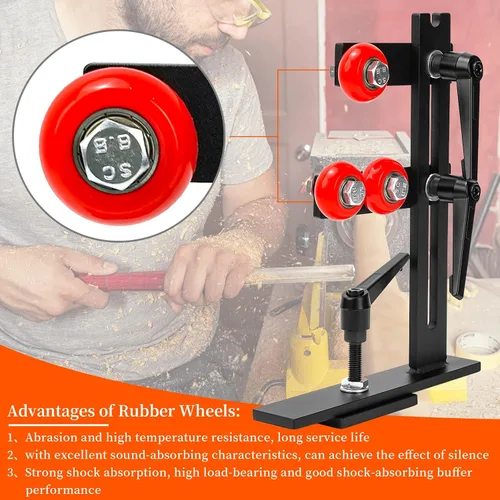 Vista 4 de Soporte constante para torno de madera, soporte constante para carpintería en forma de L, soporte de herramientas de torno, herramientas de torno