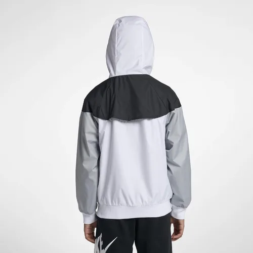 Vista 3 de Nike Chaqueta deportiva con capucha Windrunner para niño (niños pequeñosniños grandes)